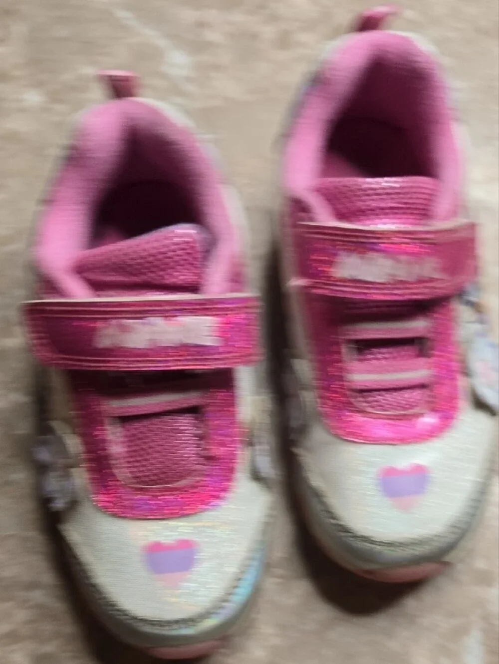 2 Pairs Kids Pink Character Sneakers - Twin Pair